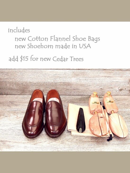 * NIB * $395 Allen Edmonds STEEN Dress Loafer 7 D Dark Chili * add $15 new Trees main image 4